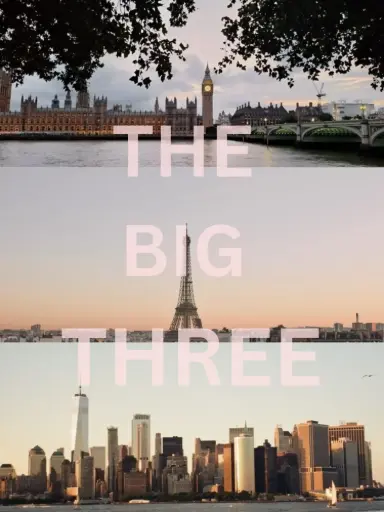 The big three poster